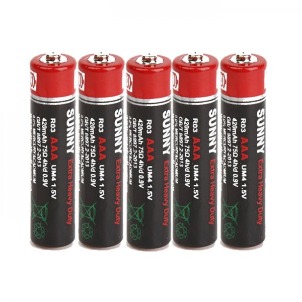 1.5V 碳性7号AAA电池420mAh